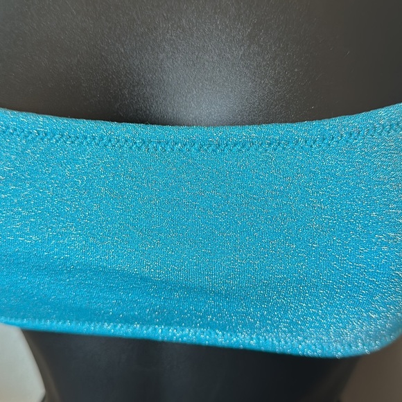 Baby blue sparkle bathing suit top - Picture 6 of 7